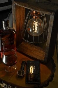 wooden lamp wood the scenery vintage